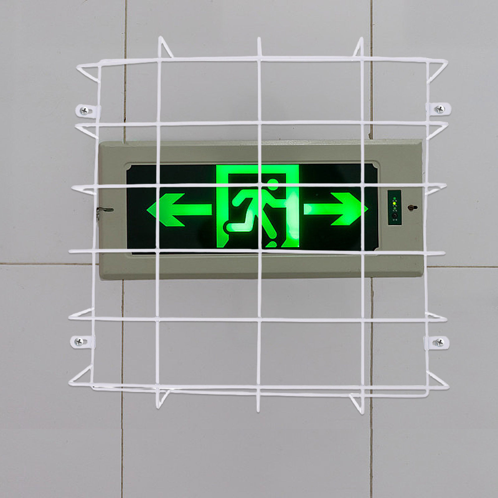 Emergency Exit Sign - Exit Sign Emergency Light Protective Steel