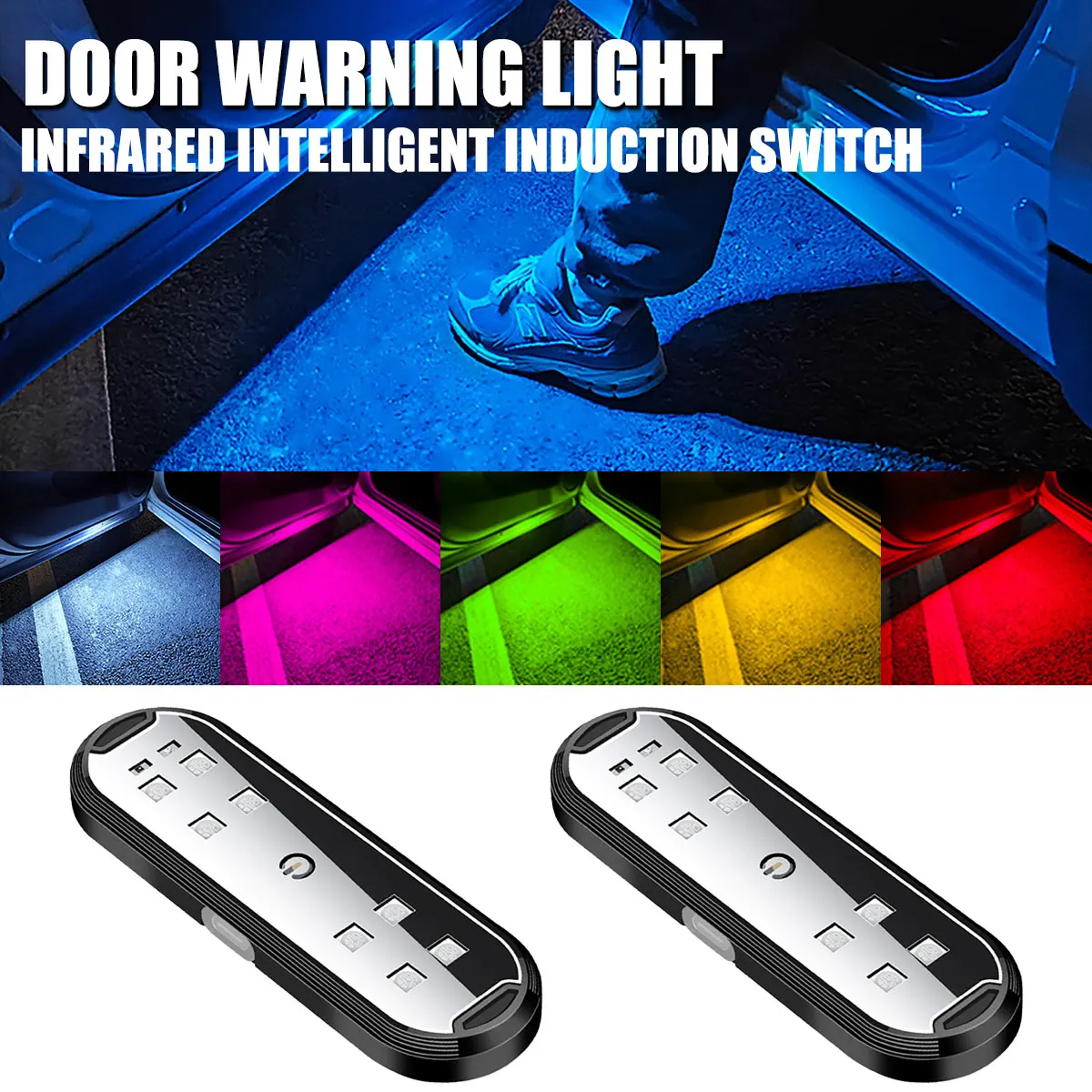 Car Door Lights LED Colorful F - огляд і ціна Emergency Exit Sign