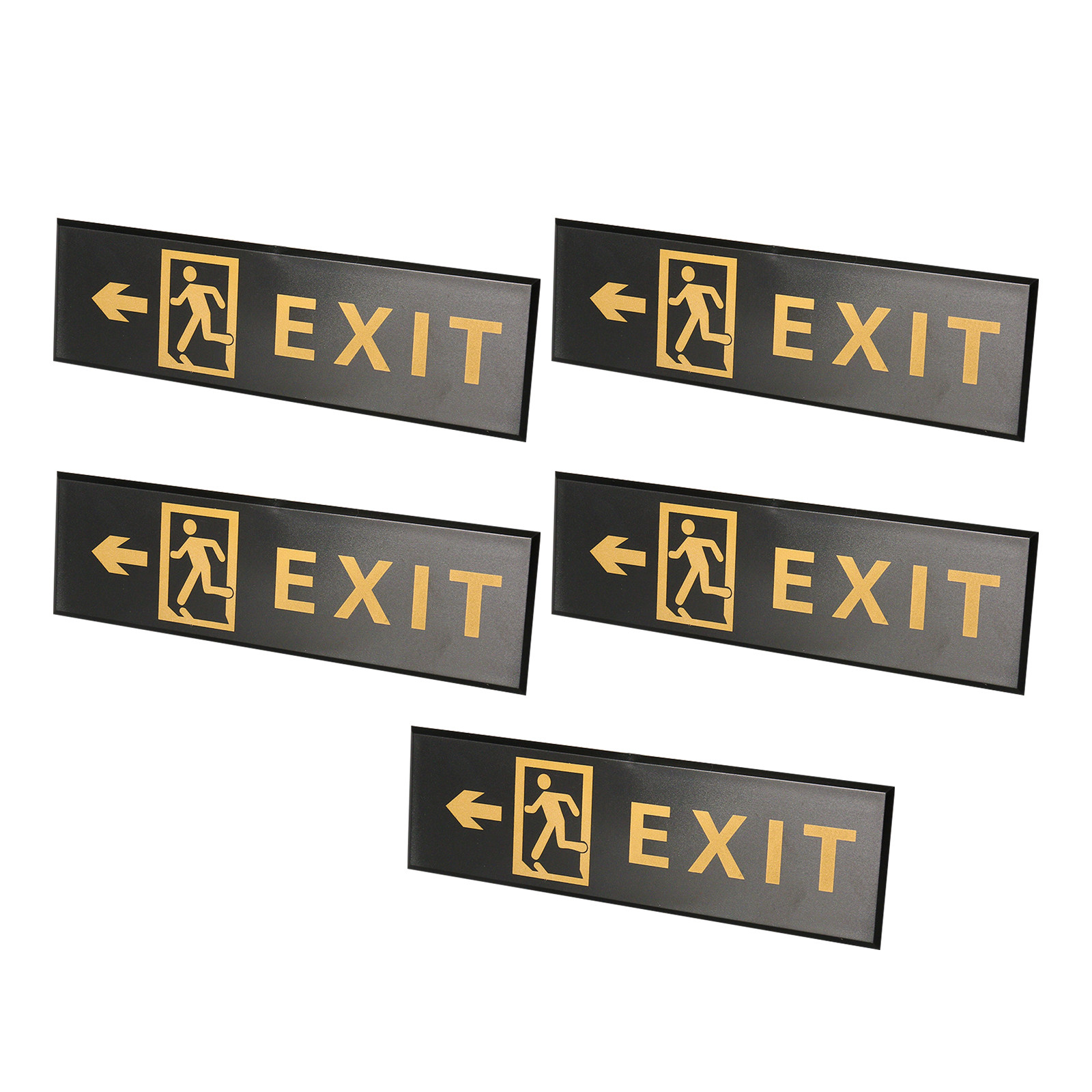 5Pcs Exit Sign Self Adhesive A - огляд і ціна Emergency Exit Sign