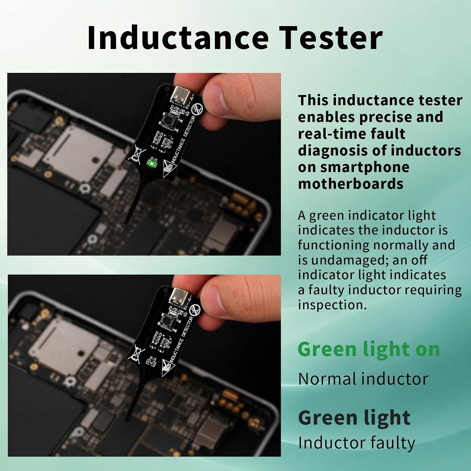 DC 5V Inductance Tester Mother - огляд і ціна Co Detector Plug