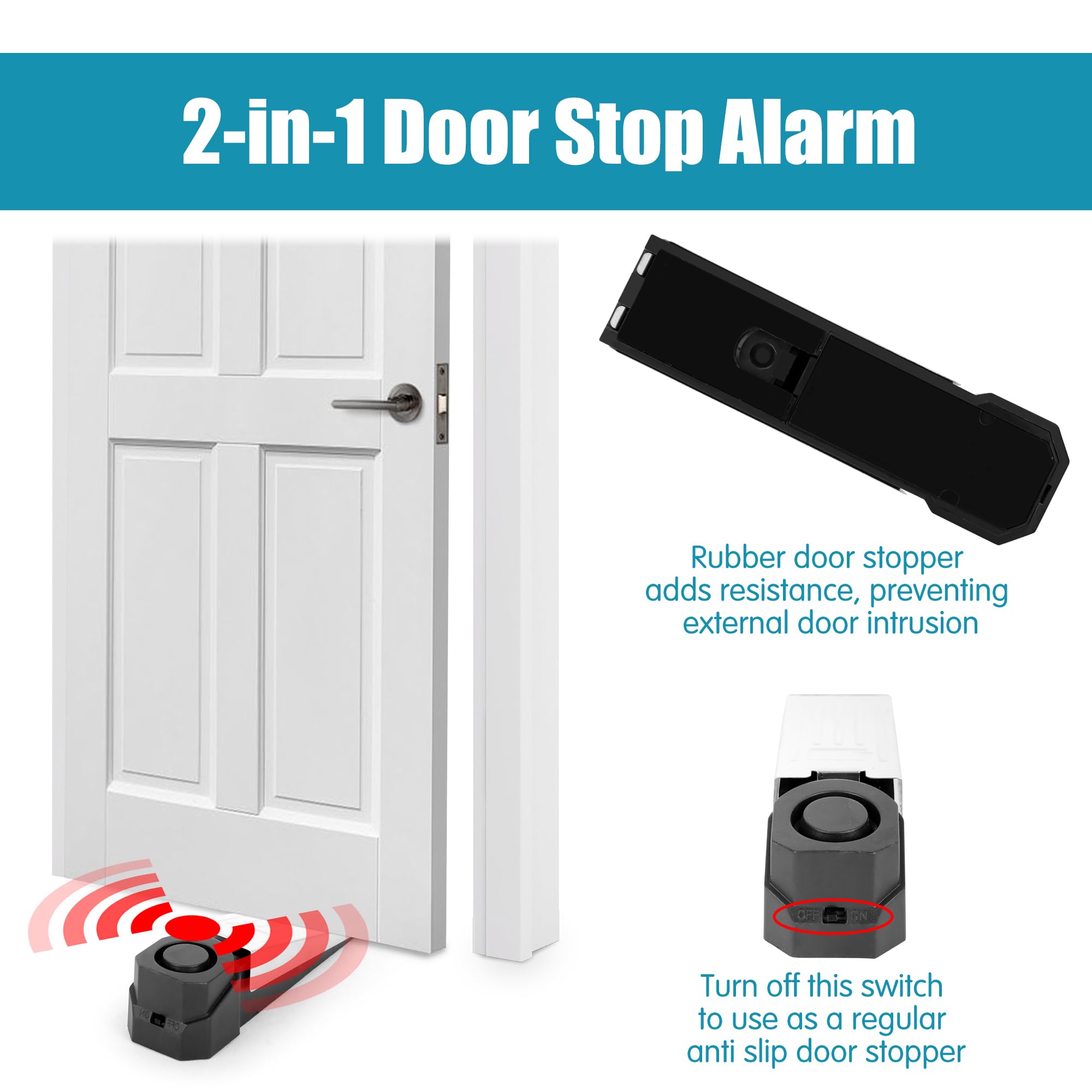Wireless Door Stop Alarm Syste - огляд і ціна Door Stop Alarm