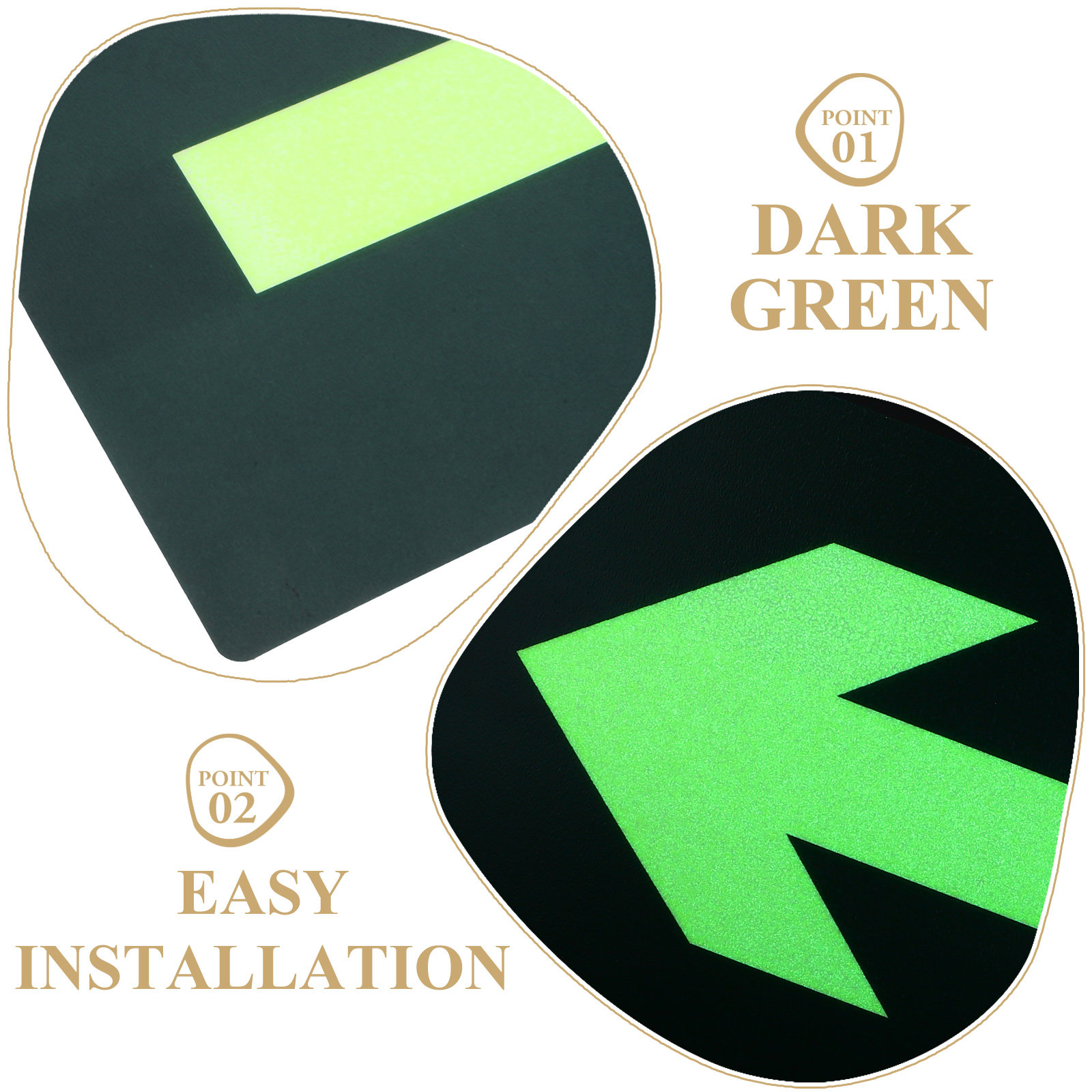 8Pcs Luminescent Waterproof Ex - огляд і ціна Emergency Exit Sign