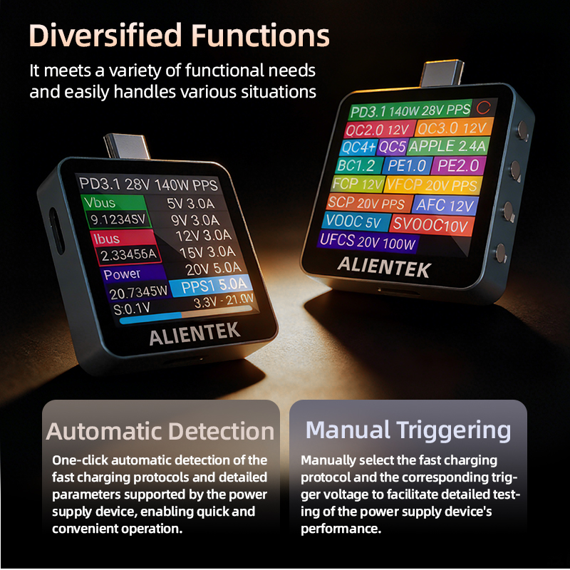 ALIENTEK C2 Type C USB Tester  - огляд і ціна Co Detector Plug