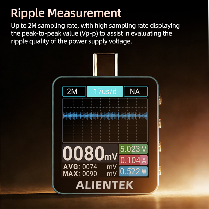 ALIENTEK C2 Type C USB Tester  - огляд і ціна Co Detector Plug