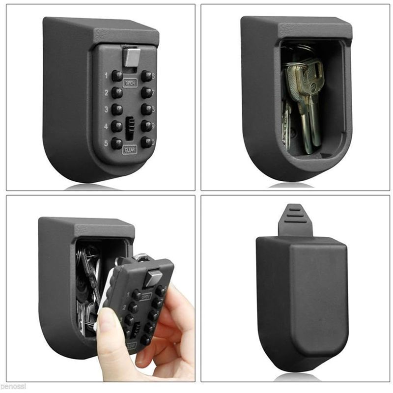 FULL-Wall Mounted Push Button  - огляд і ціна Lockbox Key Secure